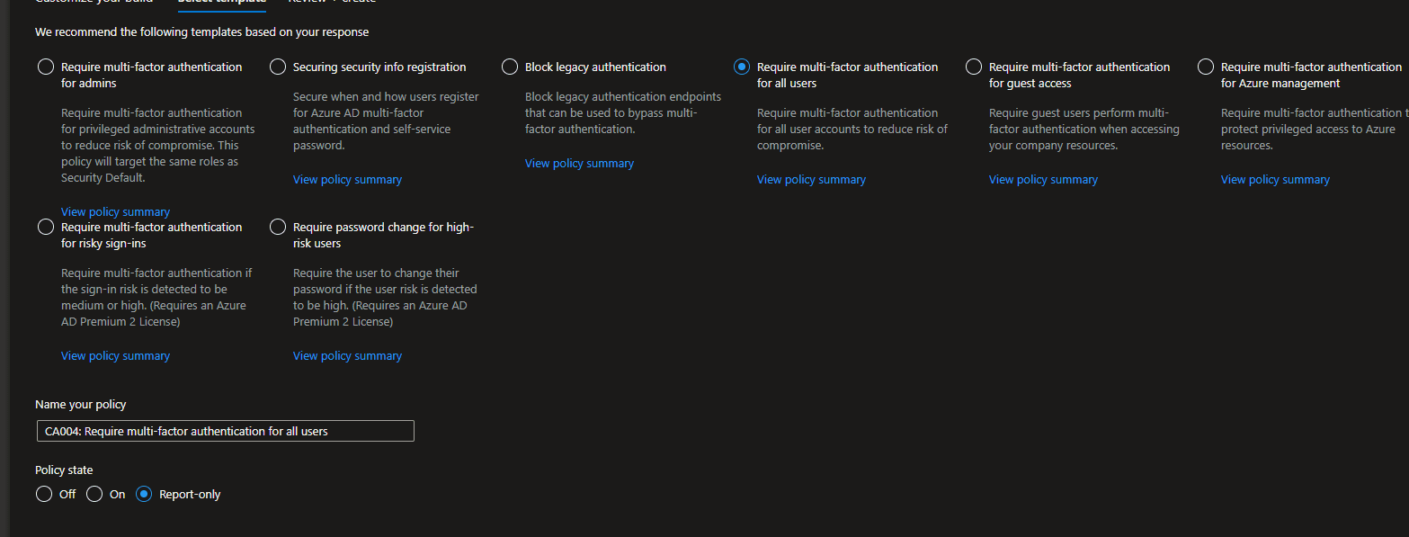 Conditional Access Templates are Coming in Hot